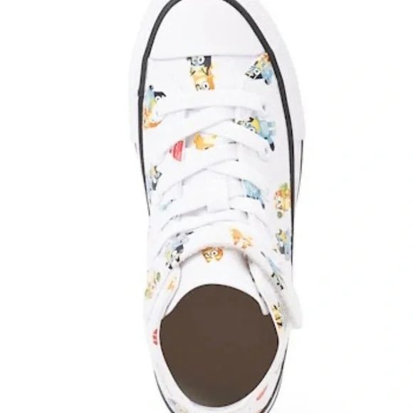 Converse Bluey Chuck Taylor All star easy-on High top Sneaker-little kids sz11 - Picture 4 of 7